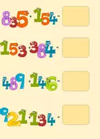 Aperçu - Jeux - Feuille de travail - apprendre l'arithmétique avec des tâches simples - Page 3