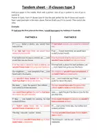 Vorschau - Arbeitsblätter - Tandem sheet if clause type 3 - Seite 1