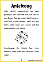 Vorschau - Arbeitsblätter - Simple Past Spiel + BONUS Arbeitsblatt - Seite 2