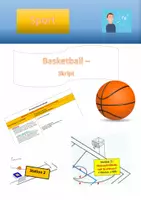 Vorschau - Stundenentwürfe - Basketball Skript 5.-9. Klasse: Stundenbilder - Deckblatt