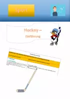 Vorschau - Stundenentwürfe - Hockey 1: Floorball Einführung/Hinführung - Deckblatt