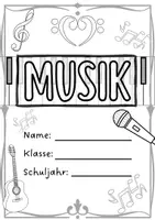 Vorschau - Anderer Materialtyp - Deckblatt Musik mit Inhaltsverzeichnis - Deckblatt