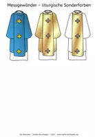 Vista previa - Elementos para la creación de materiales - Cliparts: Ropa de sacerdote - página 3