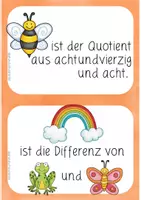 Vorschau - Arbeitsblätter - Frühlings- Rätsel - Rechenspaziergang (Mini-Escaperoom) schriftliche Multiplikation - Seite 3
