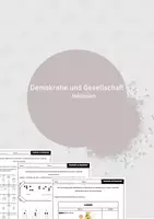 Vorschau - Arbeitsblätter - Demokratie und Gesellschaft - Inklusion - Deckblatt