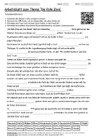 Vorschau - Arbeitsblätter - Arbeitsblätter "Die Rote Zora" + Lösung & MP3 + Mindmap + Infografik - Deckblatt