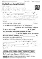 Vorschau - Arbeitsblätter - Arbeitsblätter "Steckbrief" + Lösung & MP3 + - Deckblatt