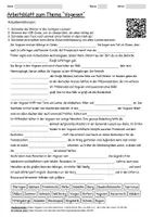 Vorschau - Arbeitsblätter - Lernplakat + Arbeitsblätter "Vogesen" + Lösung & MP3 + - Seite 1