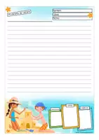 Vista previa - Unidades / Secuencias / Situaciones de Aprendizaje - VERANO - historias locas hojas de trabajo Español - página 3
