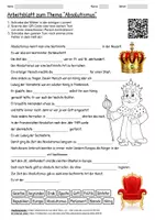 Vorschau - Arbeitsblätter - Lernposter + Arbeitsblatt "Absolutismus (einfache Sprache)" + Onlineübung & MP3 + Mindmap + Infografik - Seite 1