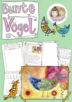 Vorschau - Stundenentwürfe - Kunst im Frühling , Kunstideen Frühling Kunst Grundschule - Seite 1