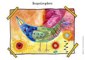 Vorschau - Stundenentwürfe - Bunte Vögel im Frühling, Kunst Vögel, Einfache Kunstidee, Kunst Frühling - Seite 3