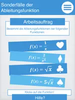 Vorschau - Arbeitsblätter - Ableitung Sonderfälle - Digitale Hilfetheke - Deckblatt