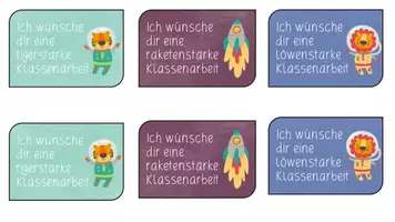 Vorschau - Klassenarbeiten - Motivationskärtchen für Klassenarbeiten - Seite 3
