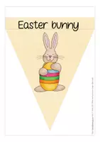Vista previa - Tarjetas / Manipulativos - Easter English / Inglés buntings vocabulary beginners - página 1