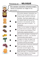 Aperçu - Feuilles d'exercices - Mini Tour d'Europe : La Belgique - Page 1