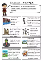 Aperçu - Feuilles d'exercices - Mini Tour d'Europe : La Belgique - Page 2