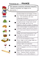 Aperçu - Feuilles d'exercices - Mini Tour d'Europe : la France - Page 1