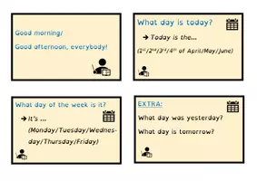 Vorschau - Aufgabenkarten - 3-minute-teacher / assistant teacher - Englisch Unterricht - Deckblatt