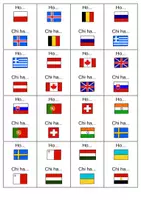Vorschau - Spiele - Ich habe - Wer hat - Ho... - Chi ha... - Schnelle Wortschatzübung "Flaggen, Länder, Nationalitäten" Italienisch - Seite 3