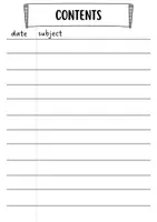 Vorschau - Anderer Materialtyp - Deckblatt Englisch mit Inhaltsverzeichnis - Seite 1