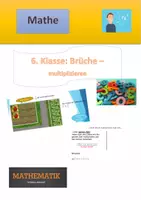 Vorschau - Stundenentwürfe - Stundenbilder: Brüche multiplizieren und dividieren - Deckblatt