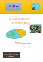 Vorschau - Stundenentwürfe - Mathematik: Bruch-Dezimalzahl-Die rationalen Zahlen - Deckblatt