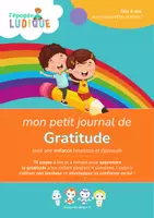Aperçu - Apprentissages en autonomie - Journal de gratitude à imprimer (dès la maternelle) - Page de couverture