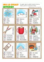 Aperçu - Jeux - invierno jeu Espagnol No lo digas! - Page 1