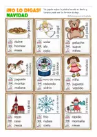 Aperçu - Jeux - Navidad jeu Espagnol No lo digas! - Page 1