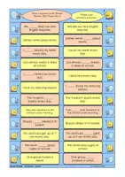 Vista previa - Juegos / Gamificación - Actividades en tándem Simple Present he, she, it + s - Inglés - página 3