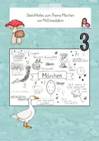 Vorschau - Präsentationen/Tafelbilder - SketchNotes-Märchen - Deckblatt