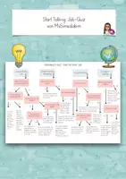 Vorschau - Arbeitsblätter - Start Talking: Job-Quiz - Deckblatt