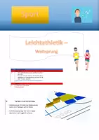 Vorschau - Stundenentwürfe - Leichtathletik 4: Vielfältige Sprungschulung: Weitsprung - Deckblatt