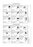 Vorschau - Arbeitsblätter - Find someone who... winter holidays - Deckblatt
