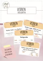 Vorschau - Poster - Materialpaket Nomen, Verben, Adjektive Plakat Schilder - Deckblatt