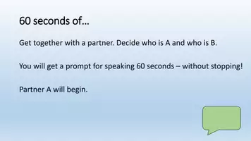 Vorschau - Präsentationen/Tafelbilder - 2 Speaking Activities: "Don't say yes or no" & "60 seconds of..." - Seite 2