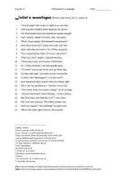 Vorschau - Stundenentwürfe - How does Shakespeare's language work? - Analysing Juliet's monologue - Seite 2