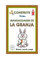Vista previa - Manualidades / Dibujos para colorear - CONSTRUYE MANUALIDADES GRANJA CONEJO - Portada