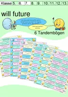 Vorschau - Aufgabenkarten - Tandem Activity / Tandembögen will future - Deckblatt