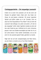 Vorschau - Arbeitsblätter - Lesespaziergang - Die langweilige Lesenacht ( + AnyBook Version) - Seite 1