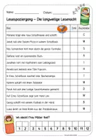 Vorschau - Arbeitsblätter - Lesespaziergang - Die langweilige Lesenacht ( + AnyBook Version) - Seite 2