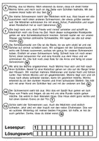 Vorschau - Stationenlernen - Lesespurgeschichte Winter lesen Wintertag Leseverständnis Klasse 1-4 - Seite 3
