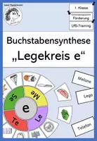 Vorschau - Fördermaterial/Inklusion - Buchstabensynthese: „Legekreis e“ - Deckblatt