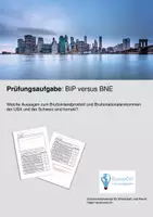 Vorschau - Arbeitsblätter - Prüfungsaufgabe "BIP versus BNE" - Deckblatt
