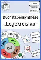 Vorschau - Fördermaterial/Inklusion - Buchstabensynthese: „Legekreis au“ - Deckblatt
