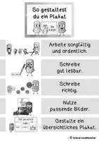 Vorschau - Arbeitsblätter - Wie gestalte ich ein Plakat? Tafelmaterial und Übersicht - Seite 3
