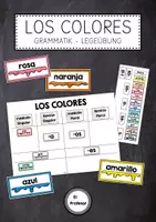 Vorschau - Arbeitsblätter - Los colores - Grammatik (Legeübung) - Deckblatt
