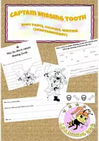Vorschau - Arbeitsblätter - Pirate - body parts, colours, writing - Deckblatt