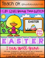 Vista previa - Hojas de trabajo - I CAN SPELL Series Special Edition Holidays Easter Chick - Portada